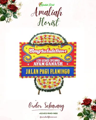 Bunga Papan Congratulation di Cakranegara Utara